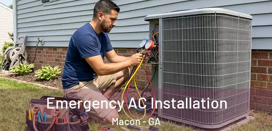 Emergency AC Installation Macon - GA