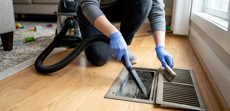 Ducted Heating Filter Cleaning in Macon