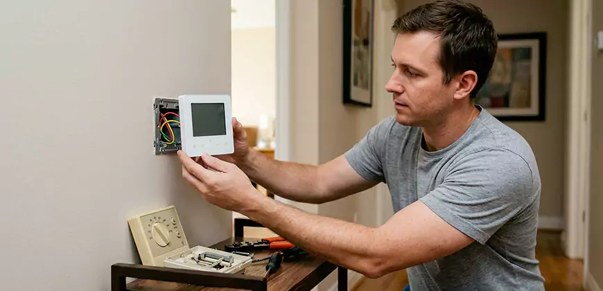 Heat Pump Thermostat Configuration in Macon